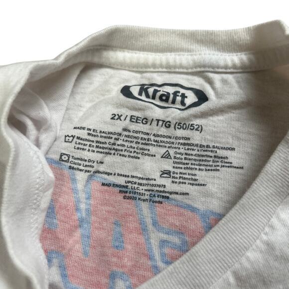 Kraft Kool-Aid Man White Long-Sleeve Unisex Tee Shirt Size 2XL - Picture 3 of 6